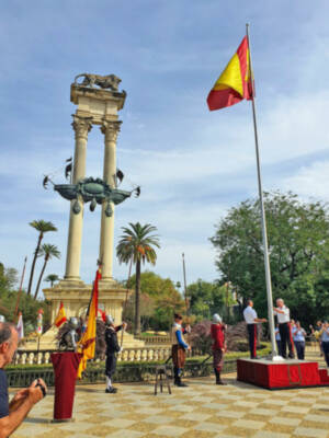 La sociedad militar, civil y política sevillana, rendirán homenaje al Almirante Cristóbal Colón.