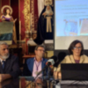 La restauradora Amalia Belmonte presenta los trabajos de mejora realizados en el cuadro del Maremoto de Lisboa de la capilla del Cristo de las Miseric