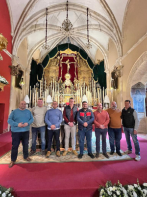 La Banda Municipal de Música “Fernando Guerrero” de los Palacio y Villafranca afirmado el acuerdo con la Hermandad de la Vera-cruz de Alcalá del Río (