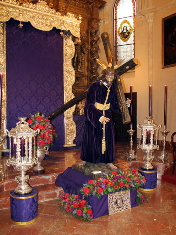 Jesús Nazareno es venerado por Alcalá del Río como final de sus cultos de Quinario