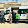 Presentado un nuevo vehículo adaptado de Alzheimer para el traslado de los usuarios y usuarias del centro de día   