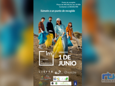 ACITUR y el proyecto LIBERA organizan una recogida colectiva de residuos en la Playa de Micaela para el próximo 1 de junio