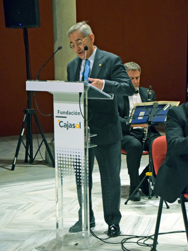 Joana Jiménez actuó en la sede de la Fundación Cajasol de Sevilla