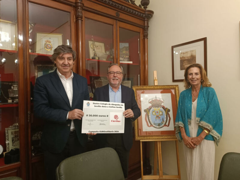El ICAS dona a Cáritas Sevilla más de 800.000 euros con la campaña Euro Solidario