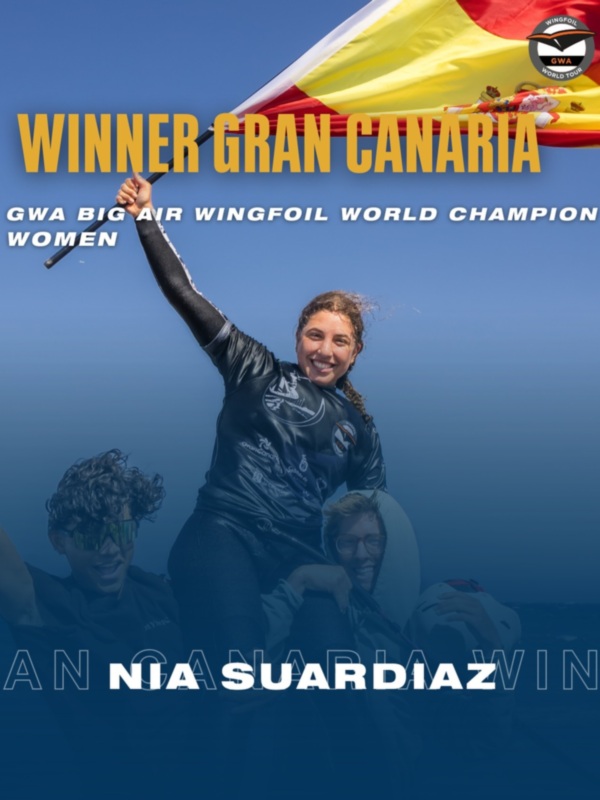 El Náutico Sevilla se corona en el Mundial de wingfoil Big Air