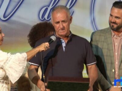 Francisco Quirós Establiet recibió el pasado viernes el homenaje como Hombre del Mar de 2024 con motivo de la festividad de la Virgen del Carmen