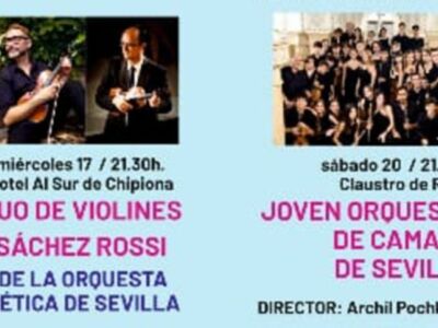 El Festival de Música Ciudad de Chipiona propone esta semana dos nuevas citas el miércoles y el domingo