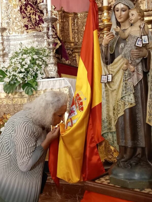 El martes 16 de julio se celebró la misa de la Virgen del Carmen en Sevilla, patrona de los pescadores y marineros,