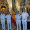La titular de la Redención de Sevilla  la Virgen del Carmen recibió  la Bandera Nacional de la Liga Naval Española