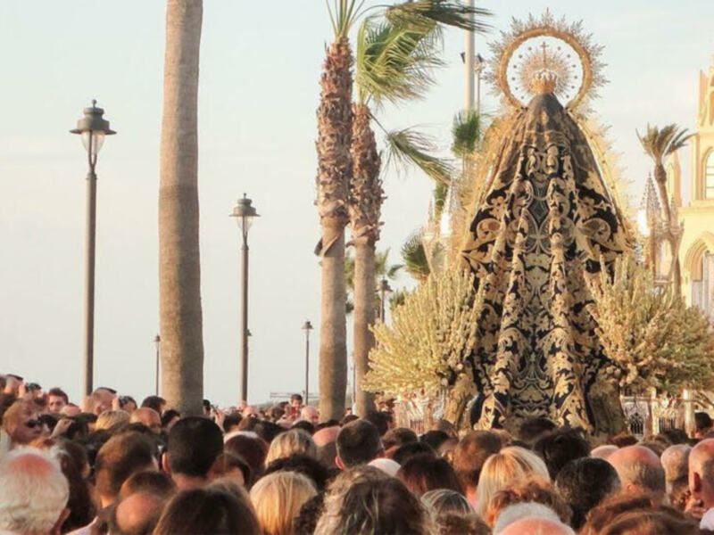 Horario e itinerario de la procesión de la Virgen de Regla 2024 en Chipiona
