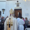 Alcalá del Río celebró la bendición de las obras de restauración de la Real Ermita de San Gregorio por monseñor José Ángel Saiz