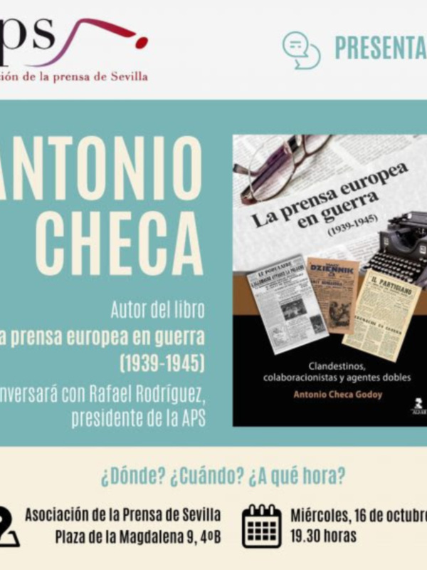 Presentación del libro de Antonio Checa 'La prensa europea en guerra (1939-1945)'