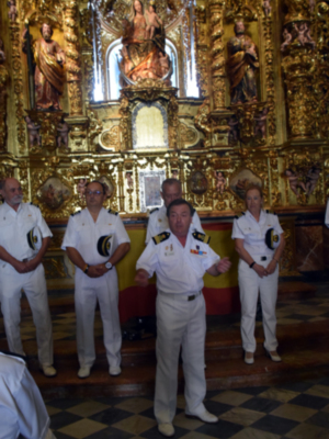 La Hermandad de Mareantes del Sur, con sede en Puerto Gelves, celebró su acto de homenaje a la Virgen del Buen Aire,