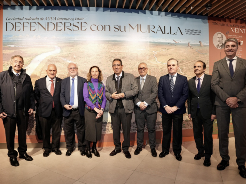 La Fundación Cajasol inaugura la exposición “De ciudad inundada a ciudad transformada. Mariano Palancar, la Corta de la Cartuja”