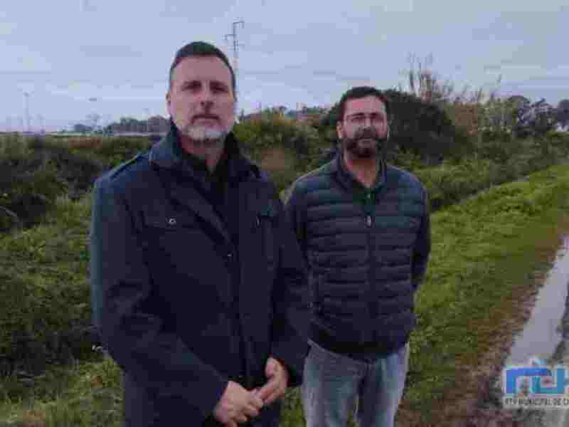 VOX Chipiona solicita que se estudie de manera urgente el arreglo de las cunetas del camino de Jerez    
