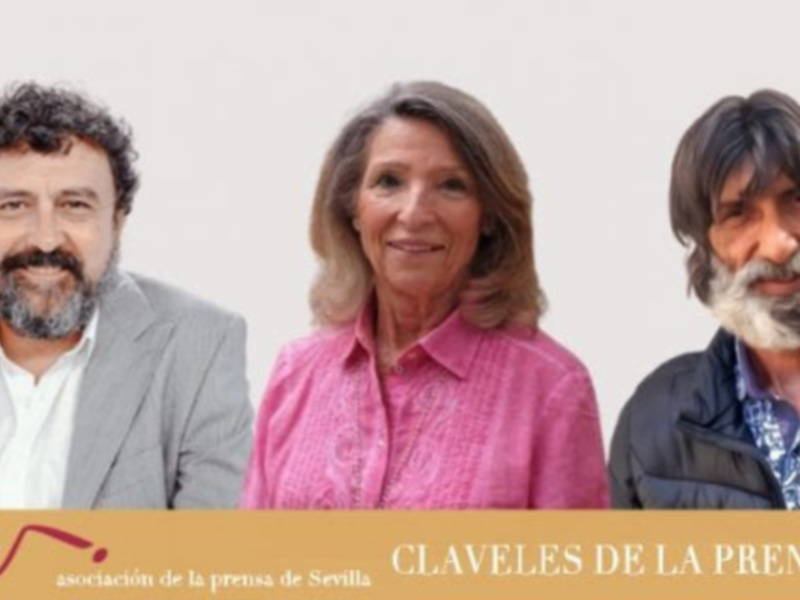 Paco Tous, Cristina Heeren y Emilio Fernández “Caracafé”, 'Claveles de la Prensa' 2025