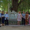  Capistas sevillanos rinden tributo a Bécquer en su glorieta y celebran almuerzo de hermandad