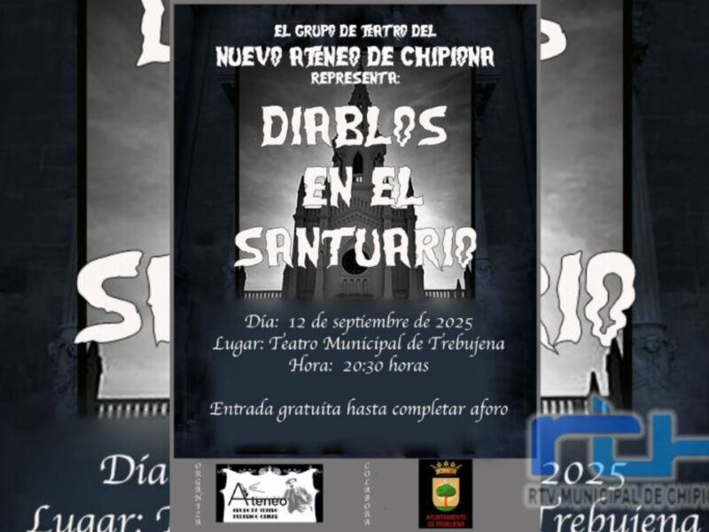 Nuevo Ateneo representa este viernes en el Teatro Municipal de Trebujena la obra ‘Diablos en el Santuario’