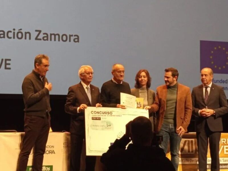 Carlos Funcia ganador del concurso "Para que no se olvide mi pueblo"