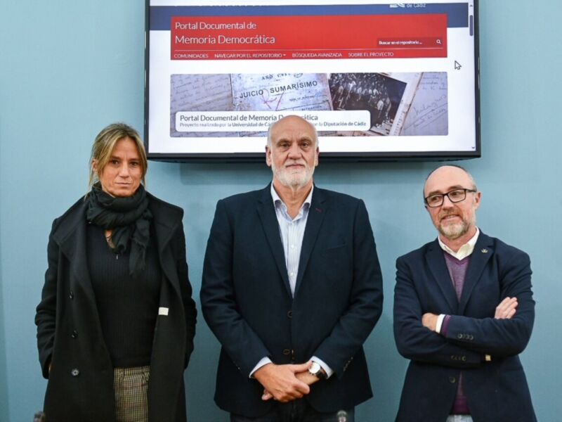 Diputación y UCA concretan las primeras actividades de la Cátedra de Memoria Histórica y Democrática