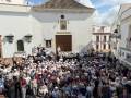 La Plaza de San Gregorio de Alcalá del Río, se llena tras un ensayo que anticipa el Viernes Santo ilipense