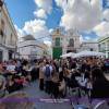 La Plaza de San Gregorio de Alcalá del Río, se llena tras un ensayo que anticipa el Viernes Santo ilipense