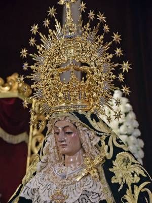 Solemne culminación del Septenario a la Virgen de los Dolores en la parroquia de la Asunción de Alcalá del Río