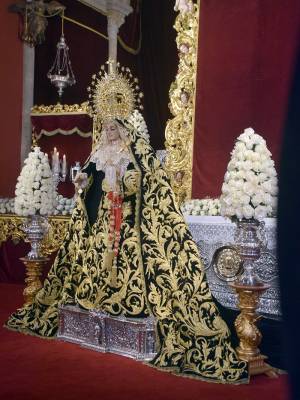 Solemne culminación del Septenario a la Virgen de los Dolores en la parroquia de la Asunción de Alcalá del Río
