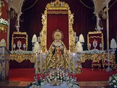Solemne culminación del Septenario a la Virgen de los Dolores en la parroquia de la Asunción de Alcalá del Río