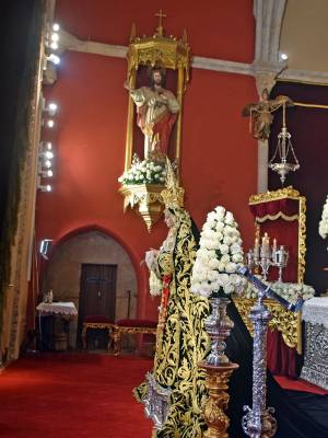 Solemne culminación del Septenario a la Virgen de los Dolores en la parroquia de la Asunción de Alcalá del Río