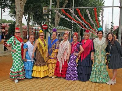 Sevilla se preparó   para celebrar su Feria de Abril, símbolo universal de identidad andaluza