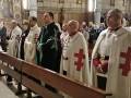 La Basílica del Sagrado Corazón reúne en Gijón a históricas órdenes de caballería y hermandades religiosas 