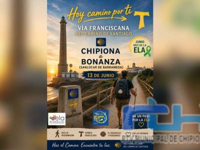 La agrupación ‘Hoy Camino por Ti’ celebra mañana una ruta Vía Franciscana Chipiona-Sanlúcar para dar visibilidad a la ELA