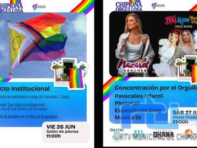 Todo dispuesto para la conmemoración del Día del Orgullo LGTBIQ+ en Chipiona 