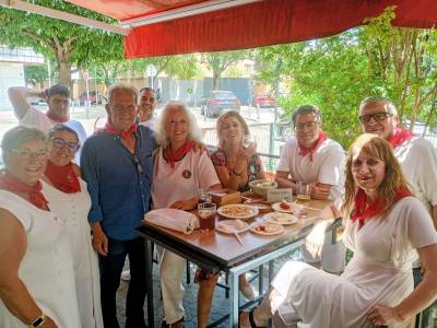 Sevilla se une al espíritu de San Fermín con el tradicional chupinazo organizado por el Hogar Navarro 