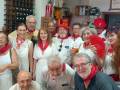 El Hogar Navarro de Sevilla inaugura los Sanfermines con el tradicional chupinazo en el barrio de Nervión