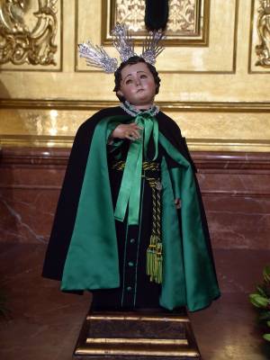 La Hermandad  de la Vera-cruz de Alcalá del  Río,acomete la conservación y restauración del Niño Jesús y Santa María Magdalena y confía la intervención a Manuel Mazuecos García