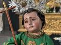 La Hermandad  de la Vera-cruz de Alcalá del  Río,acomete la conservación y restauración del Niño Jesús y Santa María Magdalena y confía la intervención a Manuel Mazuecos García