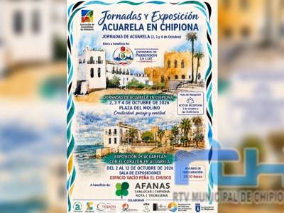 Ultimado el programa de la cita que convertirá a Chipiona en octubre en centro del acuarelismo andaluz