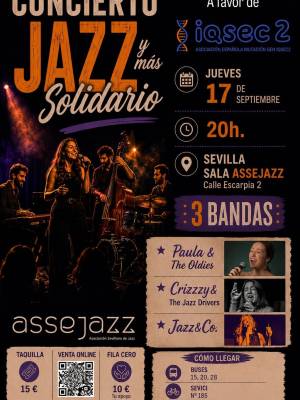 Tres bandas de jazz para una enfermedad ultrarrara que afecta a diecinueve familias en España