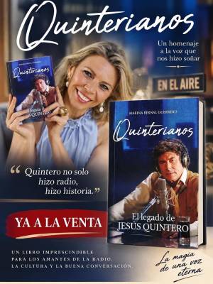 Quinterianos, el legado de Jesús Quintero es el décimo libro de la periodista sevillana Marina Bernal Guerrero, publicado por la editorial Sevilla Press