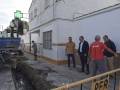 Visita a las obras de la calle Trueno, en El Trobal.