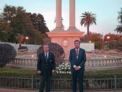 Sevilla rinde homenaje a Cristóbal Colón en el IV Octubre Hispanoamericano con un concierto de la Unidad de Música de Tablada